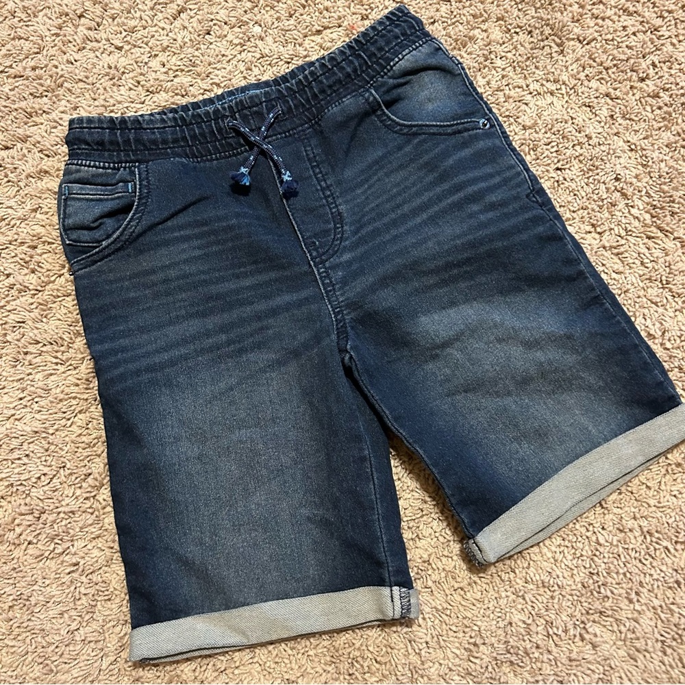Cat & Jack Pull On Denim Shorts Boys Medium